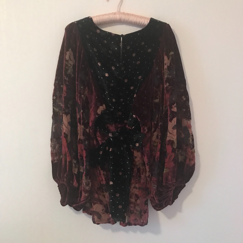Velvet Babydoll Dress/Tunic
